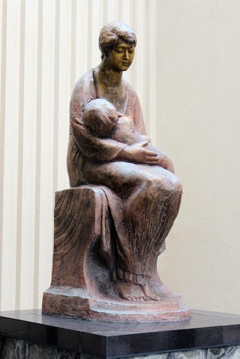 母子像 | Gallery | 黒谷美術株式会社 - 銅像・胸像・モニュメント制作